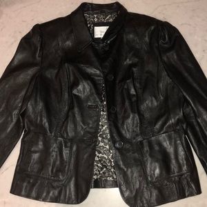 Leather jacket